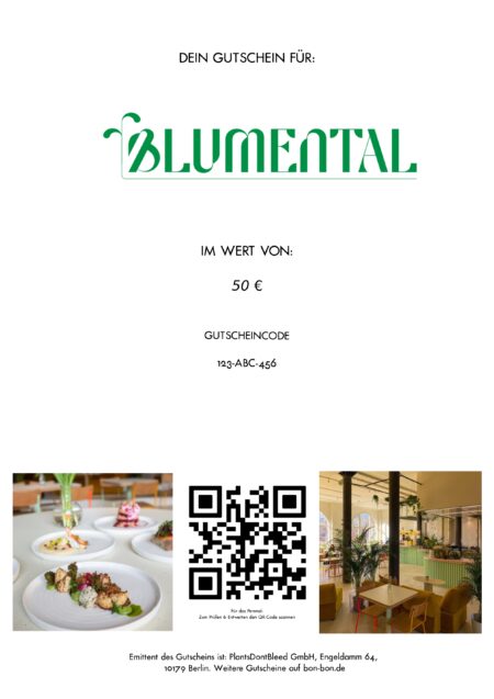Restaurant-Gutschein für Blumental