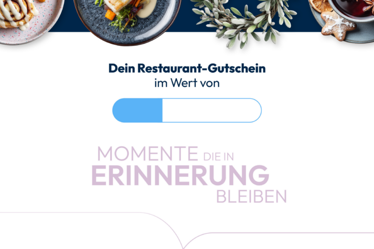 Restaurant Gutschein für BON BON Restaurant-Geschenk-Gutschein