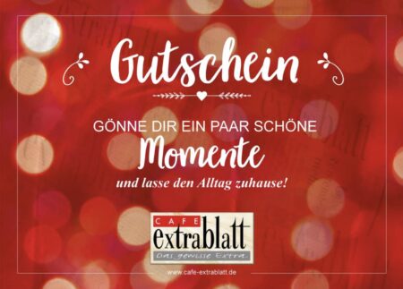 Restaurant-Gutschein für Cafe Extrablatt