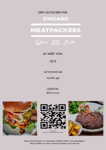 Restaurant-Gutschein für Chicago Meatpackers