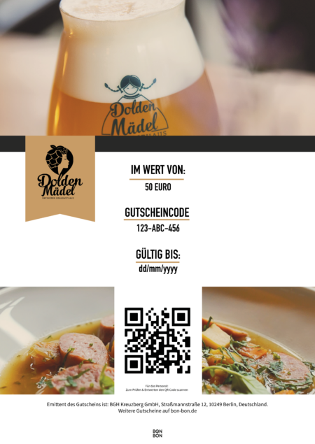 Restaurant-Gutschein für Dolden Mädel Ratsherrn Braugasthaus Berlin