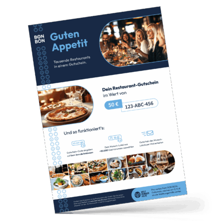 Restaurant-Gutschein für Geschenkgutschein für Firmen