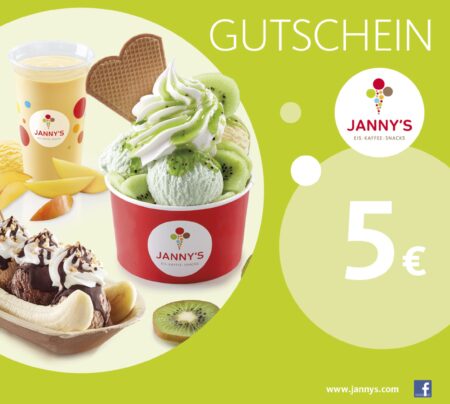 Restaurant-Gutschein für JANNY’S EIS