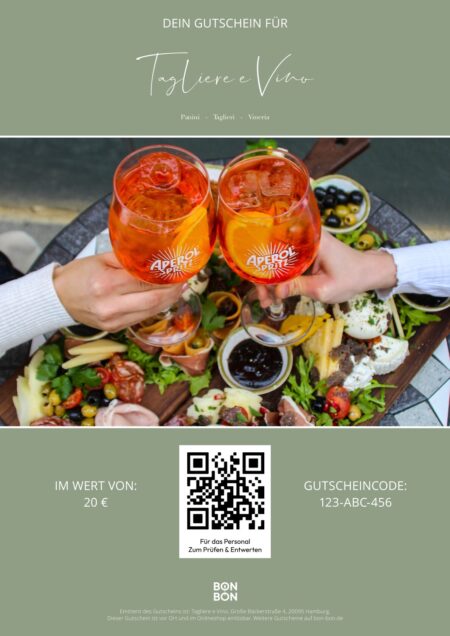 Restaurant-Gutschein für Tagliere e Vino