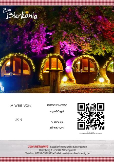 Restaurant-Gutschein für Zum Bierkönig