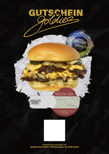 Restaurant-Gutschein für Goldies Smashburger Ku’damm