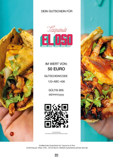 Restaurant-Gutschein für Taqueria El Oso