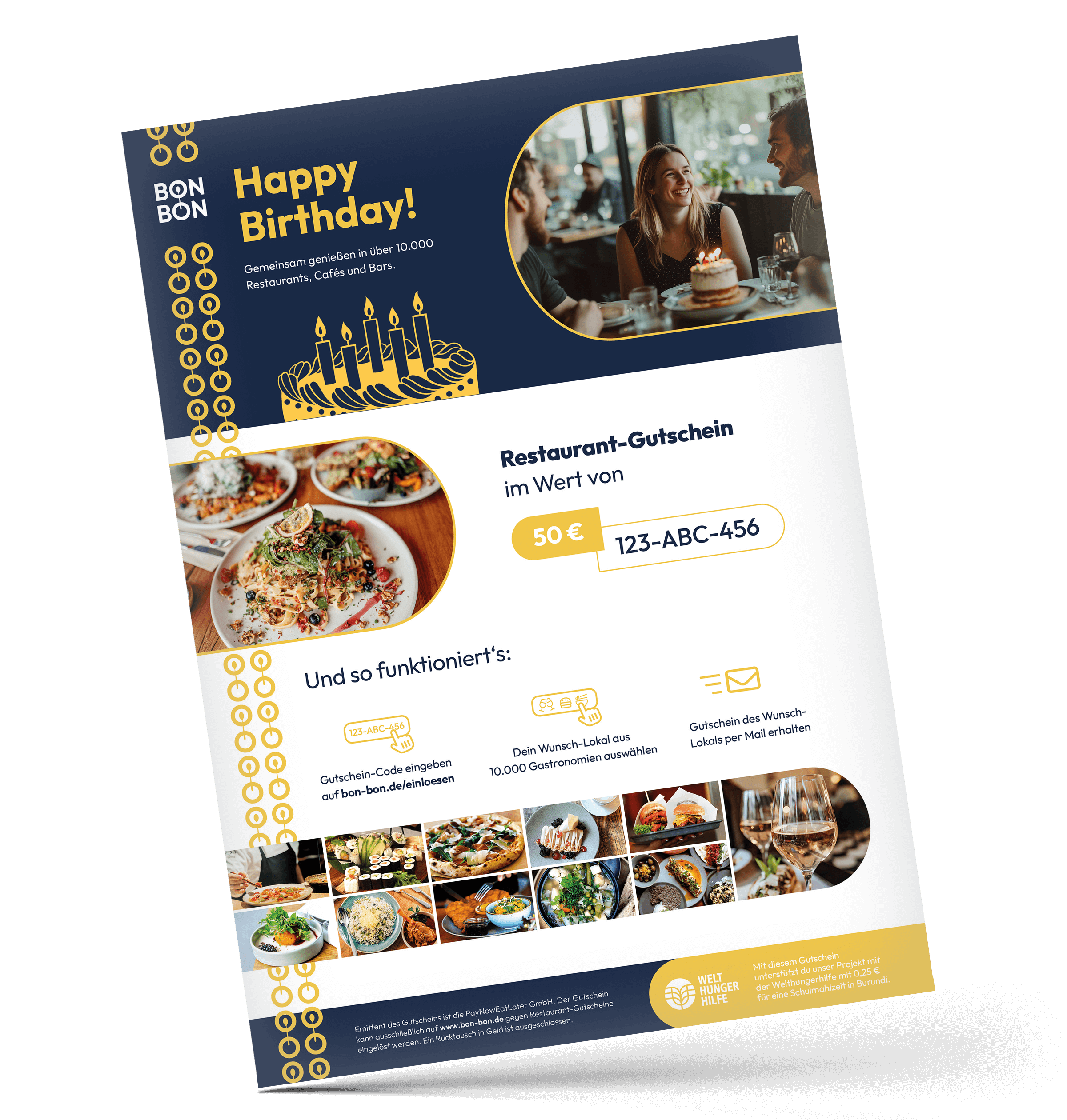 Restaurant-Gutschein Vorschau