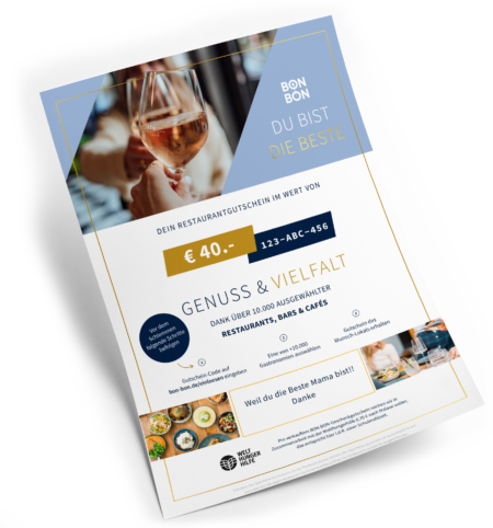 Restaurant-Gutschein für Gutschein “Du bist die Beste”
