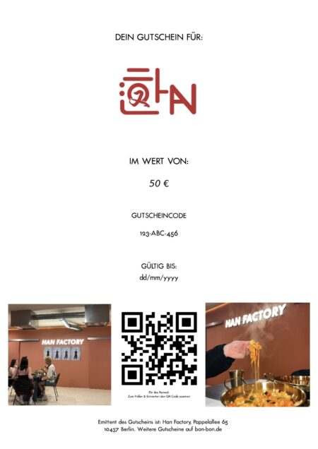 Restaurant-Gutschein für Han Factory