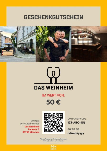 Restaurant-Gutschein für Das Weinheim