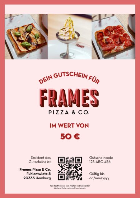 Restaurant-Gutschein für Frames Pizza & Co.