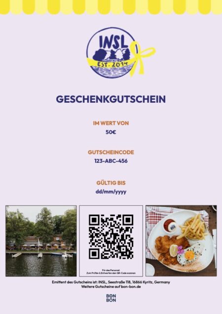 Restaurant-Gutschein für INSL
