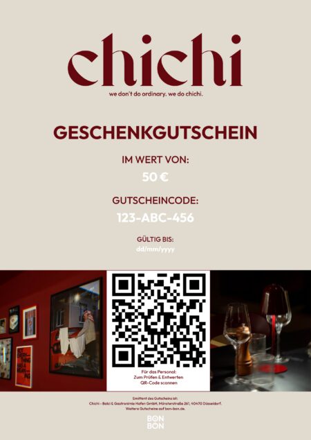 Restaurant-Gutschein für Chichi