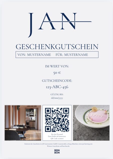Restaurant-Gutschein für Restaurant JAN