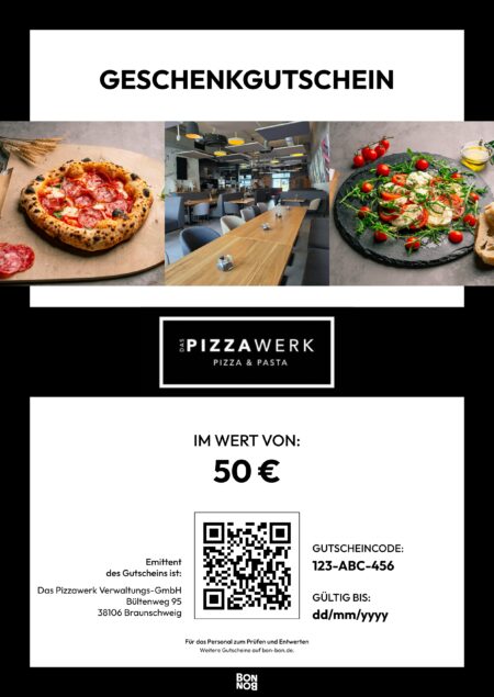Restaurant-Gutschein für Das Pizzawerk