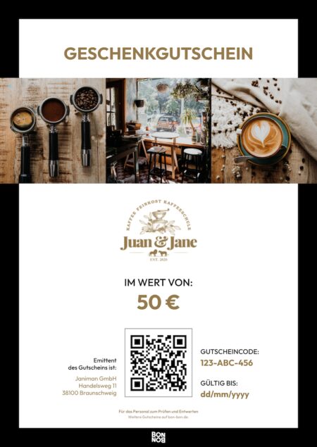 Restaurant-Gutschein für Juan&Jane