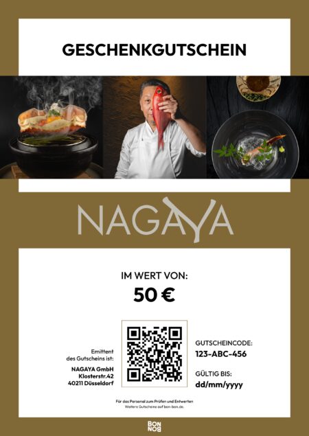 Restaurant-Gutschein für NAGAYA