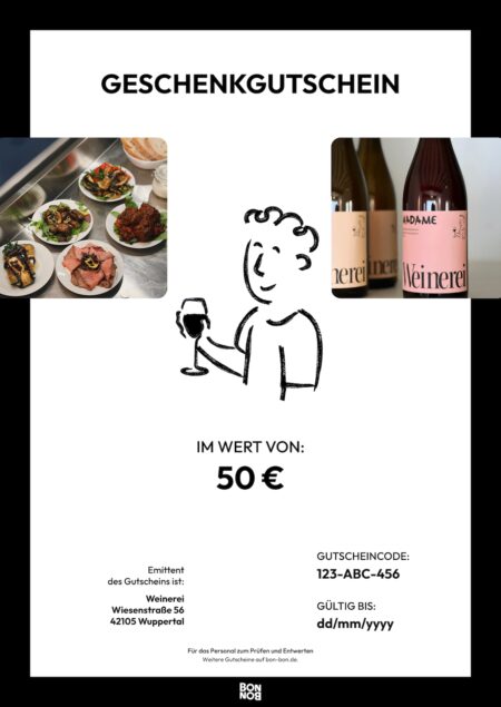 Restaurant-Gutschein für Weinerei