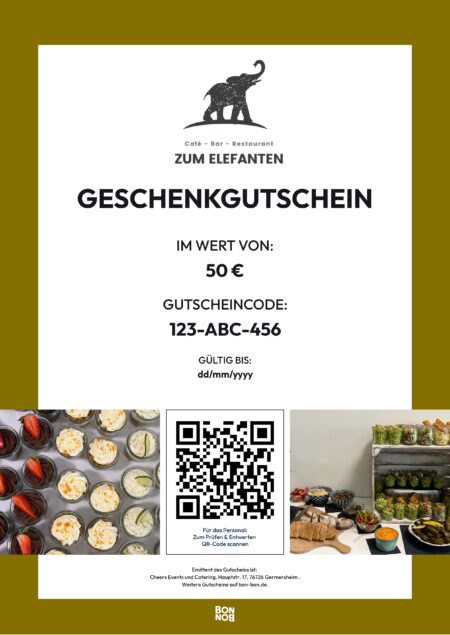 Restaurant-Gutschein für ZUM ELEFANTEN